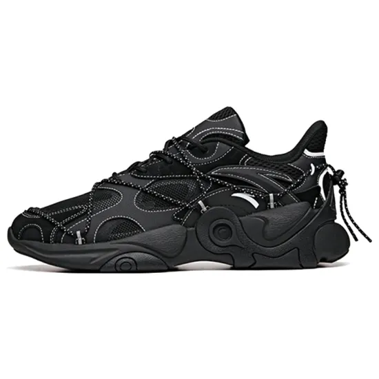 Anta Split Collection Low-Top Running Shoes Men's Black