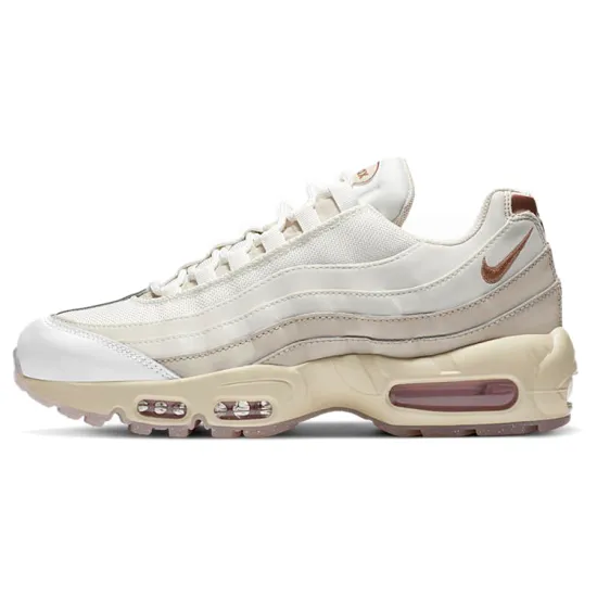 Nike Air Max 95 Running Shoes Women's Low-top Off-white