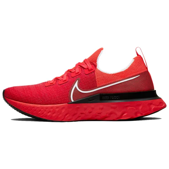 Nike React Infinity Run Flyknit Bright Crimson Black