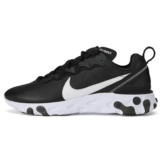 Nike React Element 55 Running Shoes Men Low-top Black/white