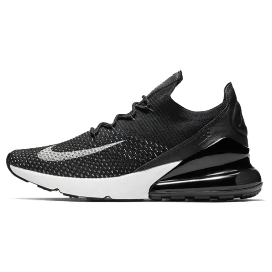 Nike Air Max 270 Flyknit Black White Women's