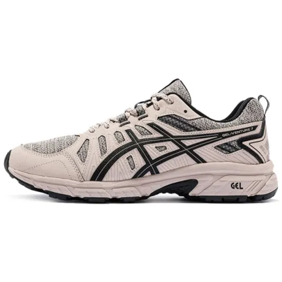 Asics Gel-Venture 7 Running Shoes Men Low-top Beige/black