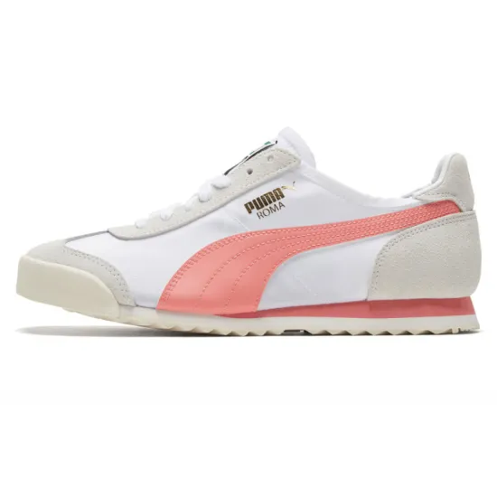 Puma Roma Running Shoes Unisex Low-top White/Pink