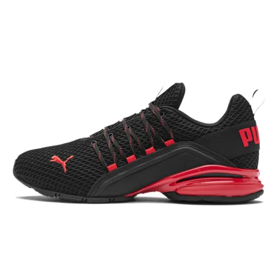 Puma Axelion Running Shoes Men Low-top Black/Red