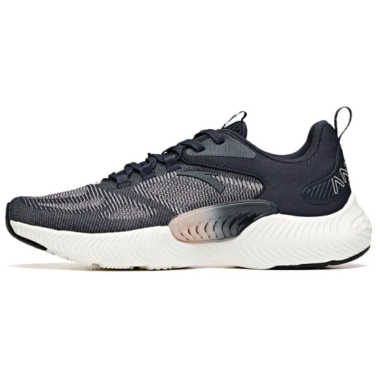 ANTA Running Shoes Women's Low-Top Dark Blue Black