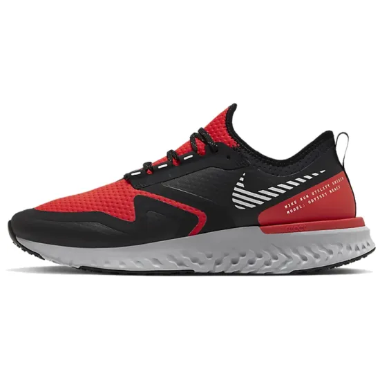 Nike Odyssey React 2 Shield Habenero Red Black