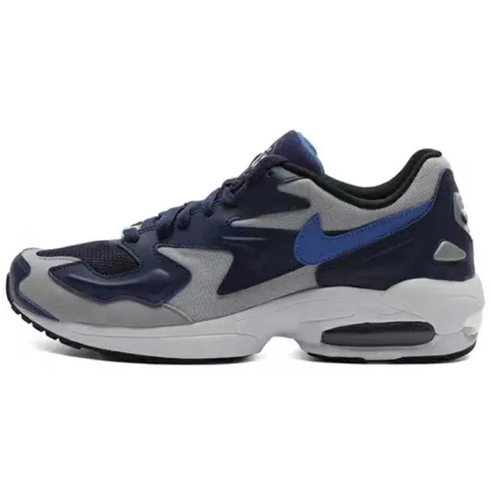 Nike Air Max 2 Light Running Shoes Men Low-top Black/Gray