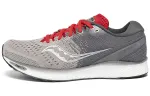 Saucony Freedom 3 Mesh Slip Resistant Cushioning Lightweight Low top Running Shoes Men's Gray Red