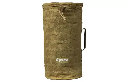 Supreme Cotton With Calfskin Backpack Regular Men's Green