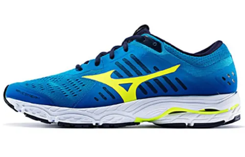 Mizuno Stream Cushioning Abrasion Resistant Breathable Low top Running Shoes Unisex Sea Blue