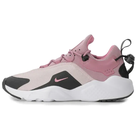Nike Air Huarache Running Shoes Women's Low-top Black/Pink