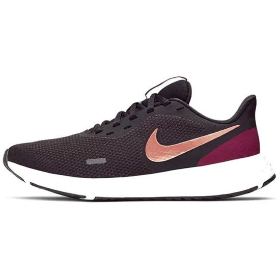 Nike Revolution 5 Black/Purple/Gold Women's