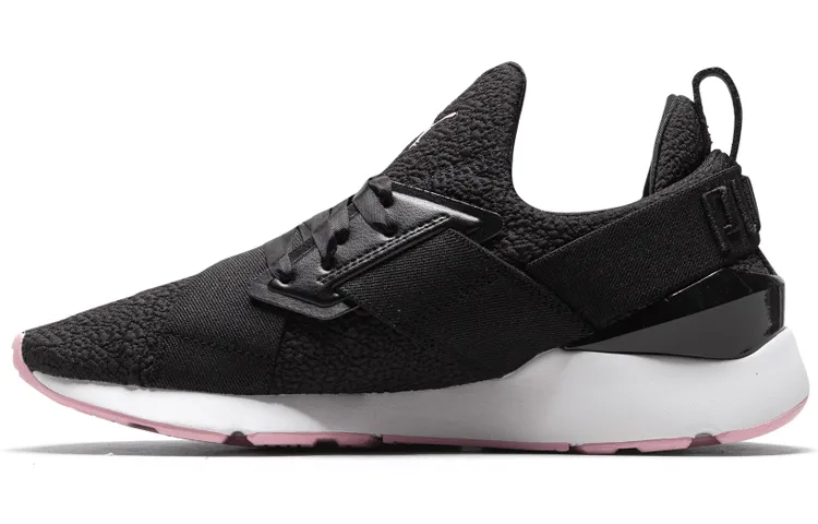 PUMA Muse Cushioning Slip Resistant Cushioning Slip Resistant Low top Running Shoes Women's Black