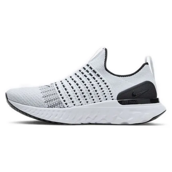 Nike React Phantom Run Flyknit 2 White Black