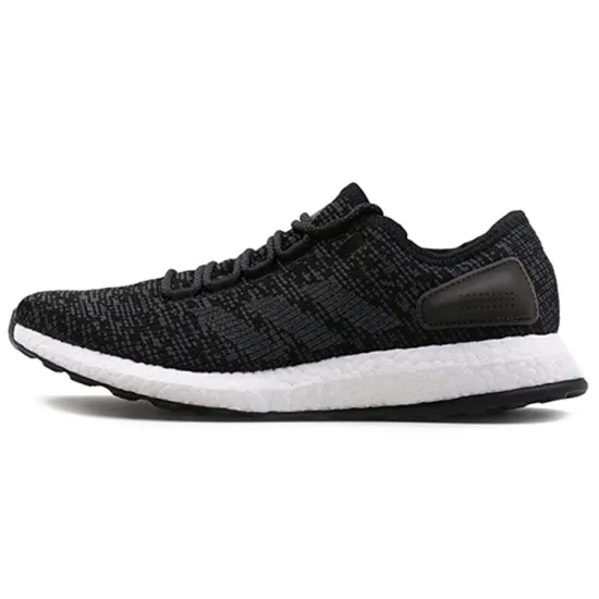 Adidas Pure Boost 2017 Running Shoes Unisex Low-top Black/white