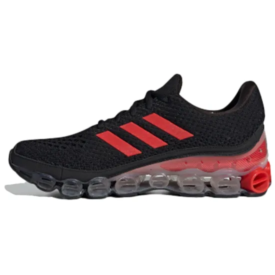 Adidas Microbounce Running Shoes Unisex Low-top Black/Red