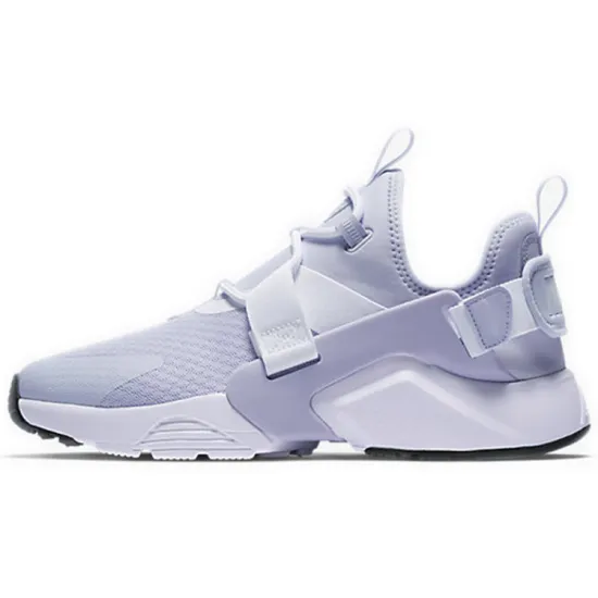 Nike Air Huarache Running Shoes Women's Low-top Oxygen Violet/black/white