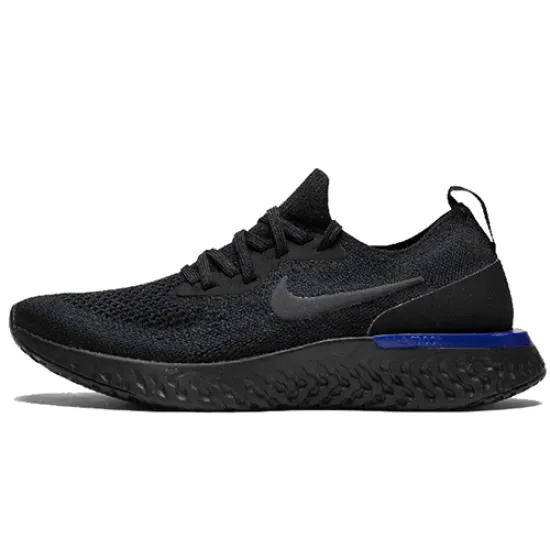 Nike Epic React Flyknit Black Racer Blue Women's