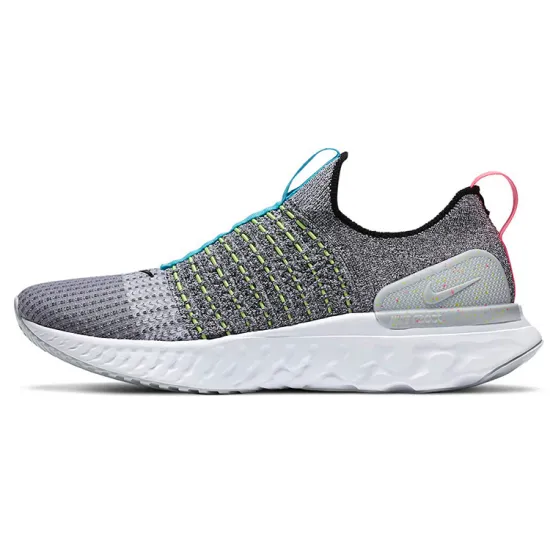 Nike React Phantom Run Flyknit 2 Flash Crimson Baltic Blue