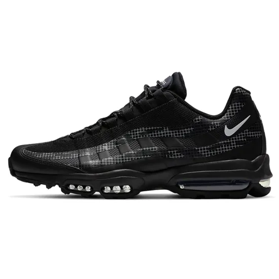 Nike Air Max 95 Running Shoes Men Low-top Black/Sliver