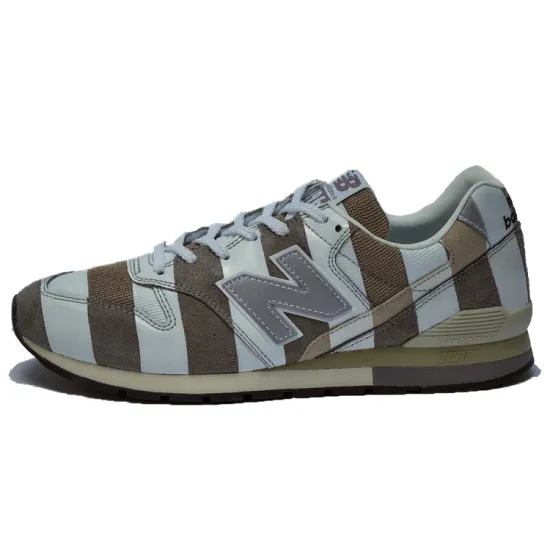 New Balance NB 996 Running Shoes Men Low-top Off-white/brown/green
