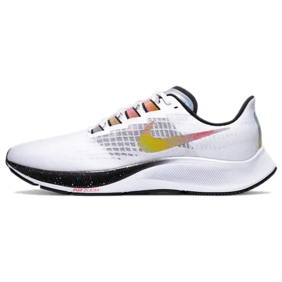 Nike Air Zoom Pegasus 37 White Multi-Color Crimson