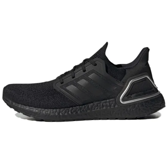 Adidas Ultra Boost 20 Core Black Silver Metallic