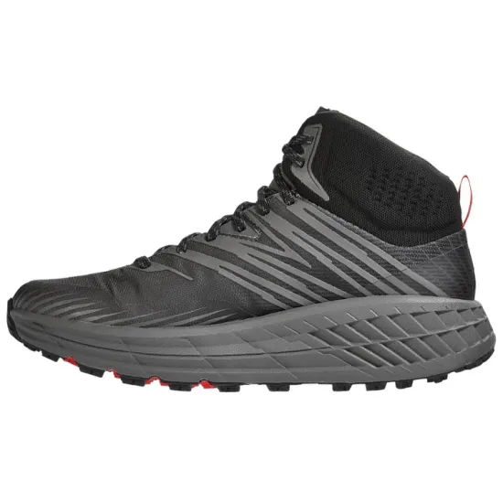 HOKA ONE ONE Speedgoat Mid Gore-Tex 2 Black Grey Red