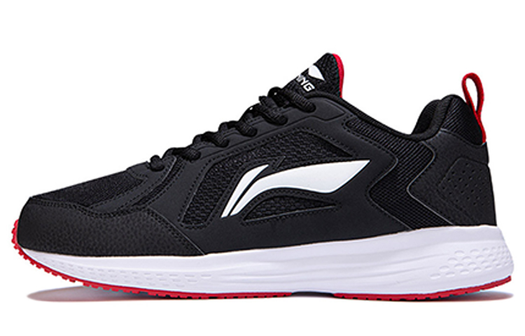 Li Ning Versatile Textile, Synthetic Leather Cushioning Abrasion Resistant Breathable Lightweight Rebound Low top