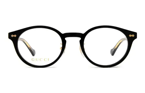 GUCCI Square Eyeglass Frames Men's Black