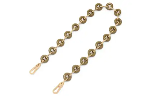 LOEWE Resin Bag Straps Women's Clay Green/Gold