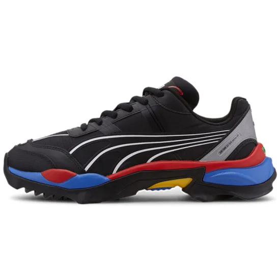PUMA Nitefox Running Shoes Unisex Mid-top Core Black/Multi-Color/Core White