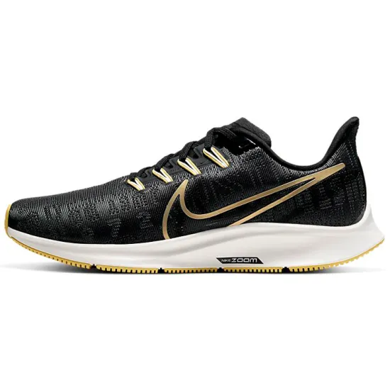 Nike Air Zoom Pegasus 36 Premium 'Black Metallic Gold' Women's