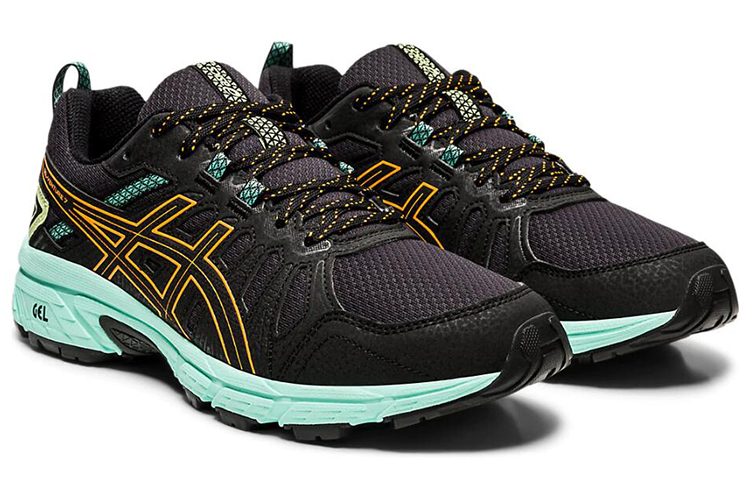 ASICS Gel Venture 7 ‘Black Mint Orange Pop’ Women’s
