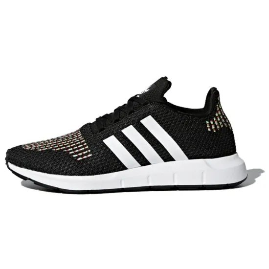 Adidas Swift Run Black White-Black Women's