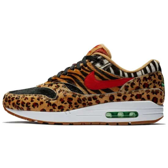 Nike Air Max 1 Atmos Animal Pack 2.0 All Black Box 2018