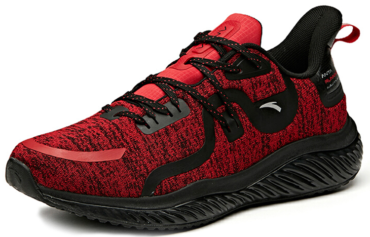 Anta Cushioning Slip Resistant Abrasion Resistant Breathable Low top Running Shoes Men’s Red