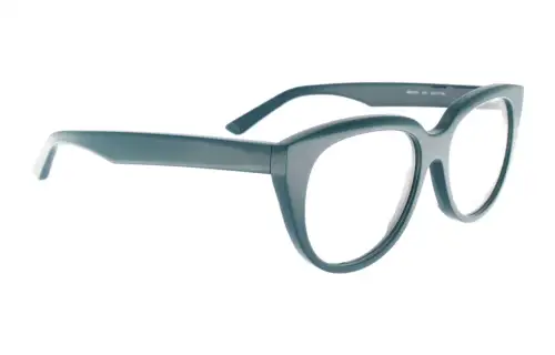 Balenciaga Plastic Metal Cat Eye Eyeglass Frames Women's Green