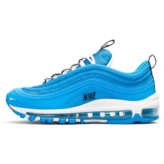 Nike Air Max 97 Running Shoes GS Low-top White/Royal Blue