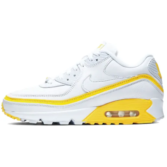 Nike X Undefeated Air Max 90 'White/Optic Yellow' Sneakers