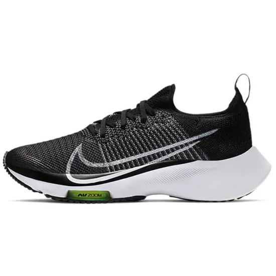 Nike Air Zoom Tempo Next% Flyknit Black White GS