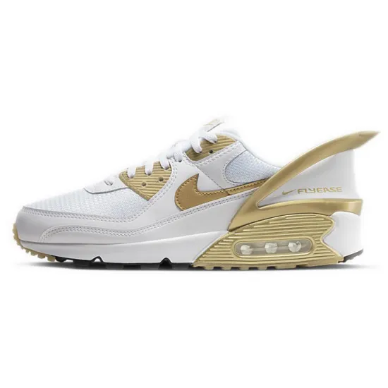 Nike Air Max 90 Flyease White Gold