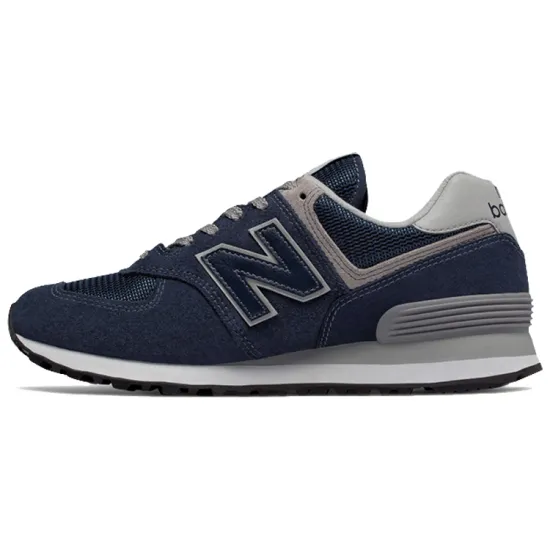 New Balance 574 Navy Grey White Women's