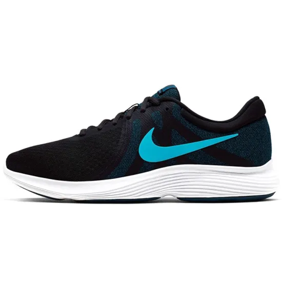 Nike REVOLUTION 4 Running Shoes Men Low-top Black/Blue