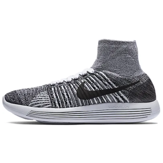 Nike Lunarepic Flyknit White Black Women's
