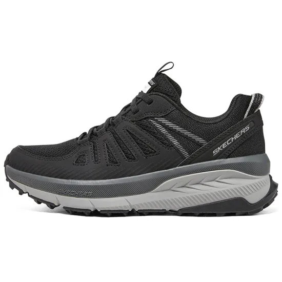 Skechers Switch Back Slip Resistant Low Top Running Shoes Women's Black Gray