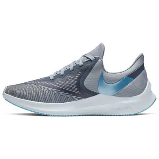 Nike Zoom Winflo 6 Running Shoes Unisex Low-top Gray/Blue
