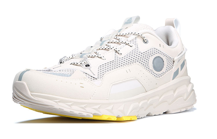 PEAK Textile, Synthetic Leather Cushioning Slip Resistant Abrasion Resistant Breathable Low top Running Shoes Men’s
