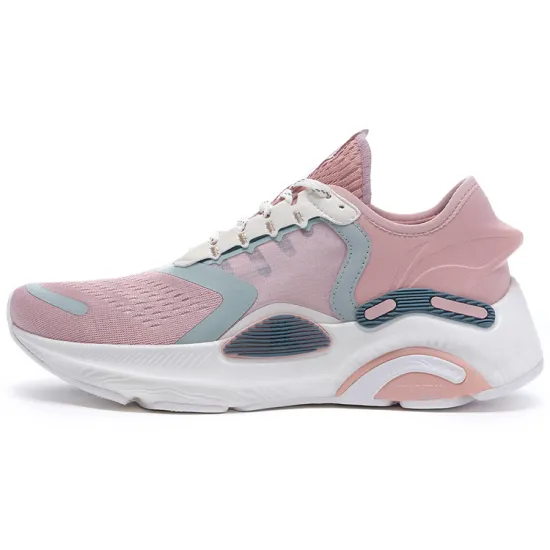 LINING Arashi Running Shoes Women's Low-Top Misty Rose Pink