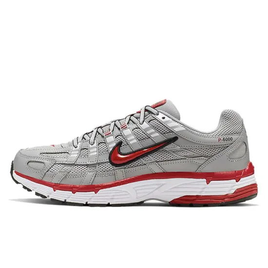 Nike P 6000 Silver Unviersity Red